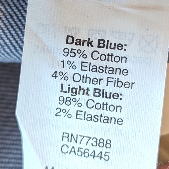 Madewell McCarren Pieced Two Tone Denim Skirt in Distressed Dark Blue Size 27 - Picture 9 of 12